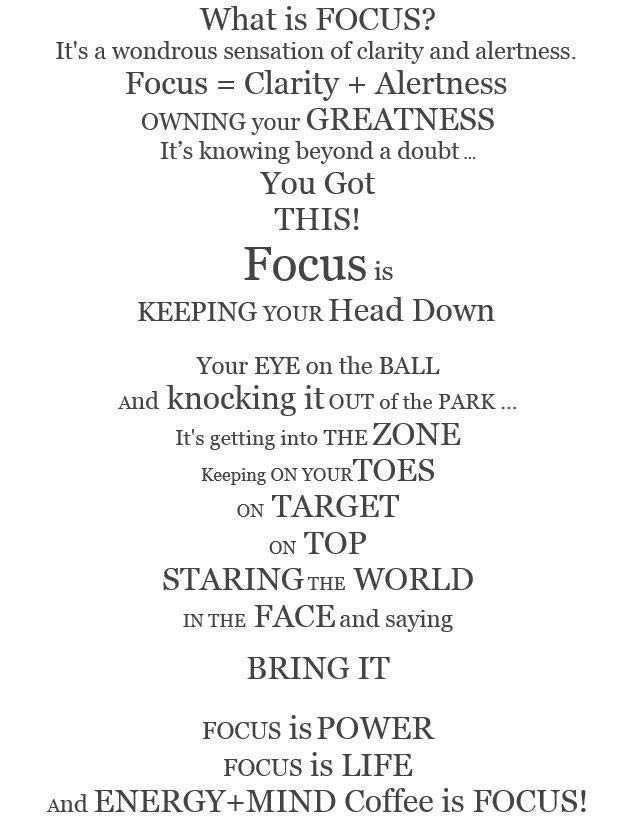 Javita_what_is_focus